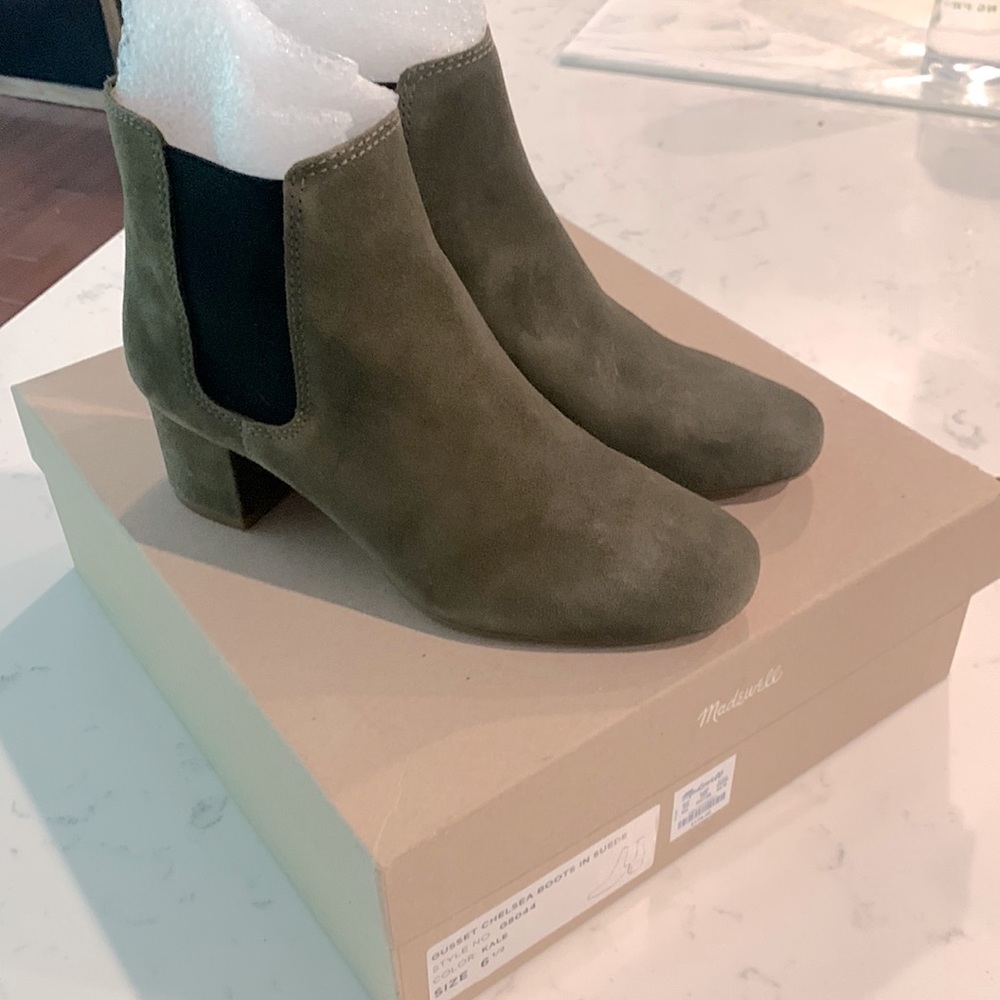 Madewell Suede Chelsea Boot